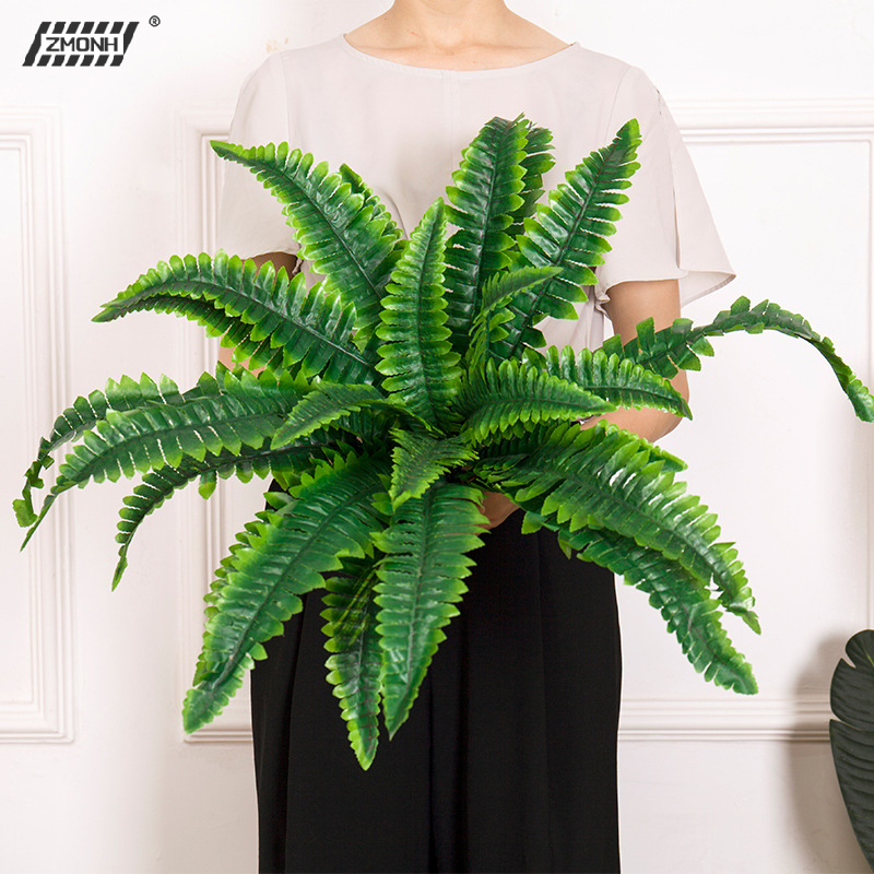 Bonsai Garden Boston - [H]Lifelike Artificial Boston Fern Fake Plastic