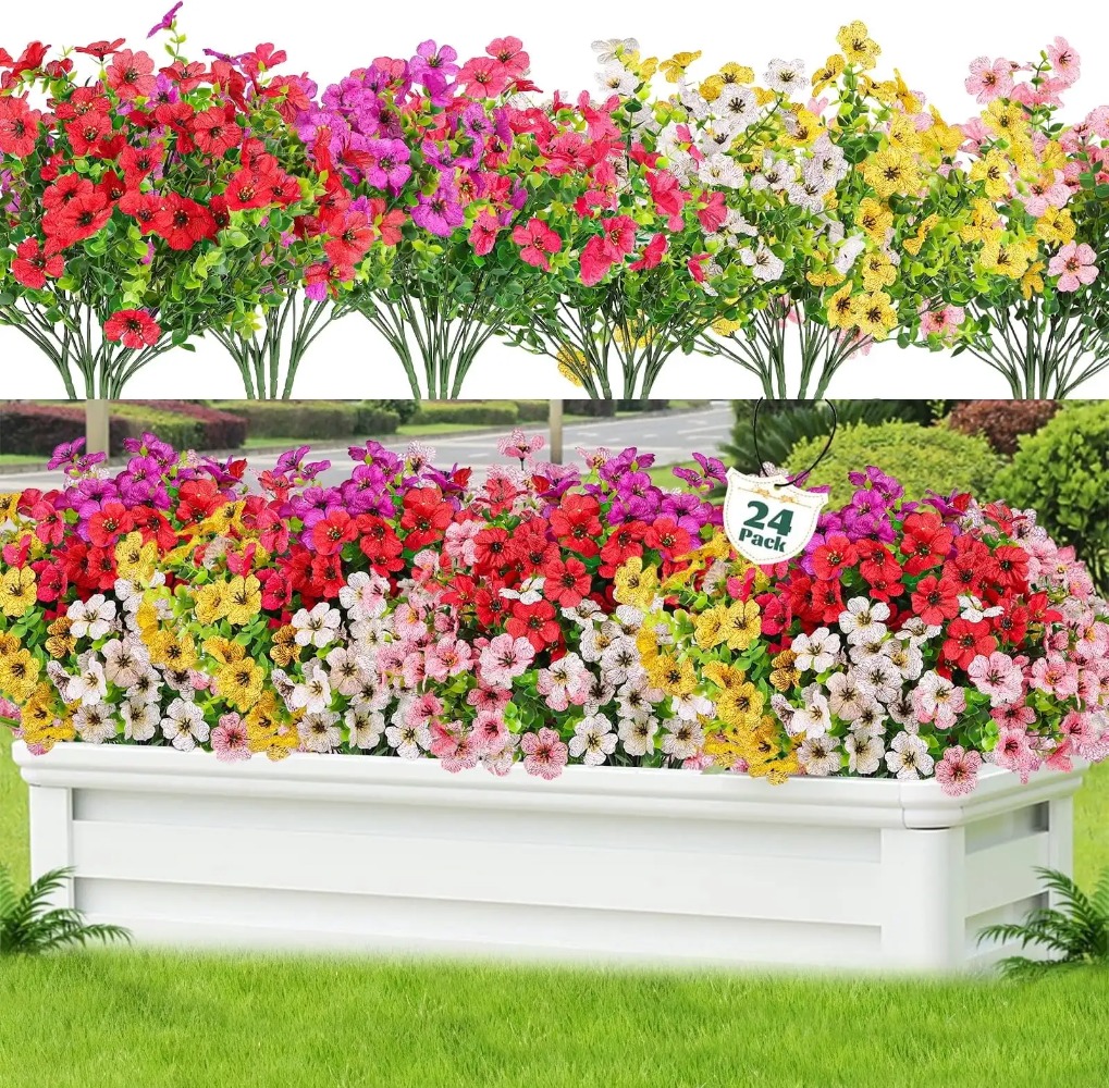 Bonsai Garden Boston - 24 Pcs Mixed Colors UV Resistant
