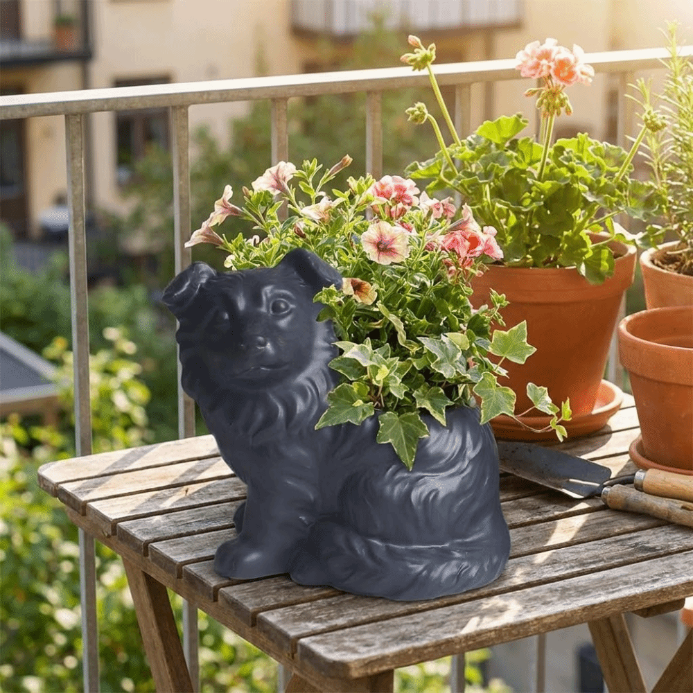 Modern Cute Ceramic Dog Vase U - Bonsai Garden Art 리뷰 및 가격