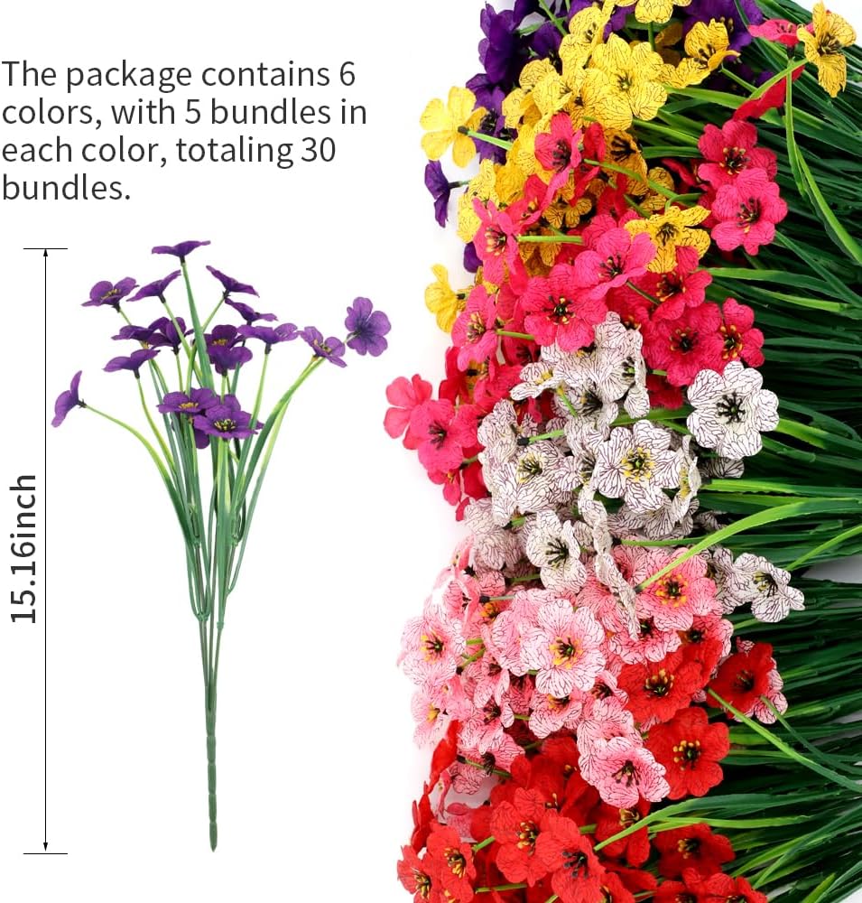 30 Bundles UV Resistant Artifi - Bonsai Garden Images 리뷰 및 가격