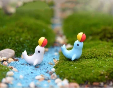 10Pcs/Hedgehog and Cows/Cute A - Bonsai Garden Art 리뷰 및 가격