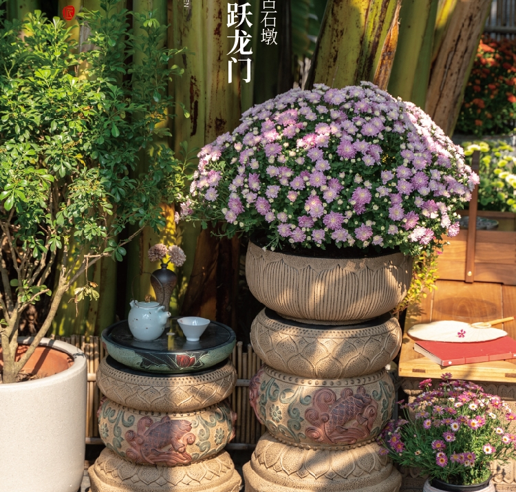 Garden Stone Pier Outdoor Cour - Bonsai Garden Entrance 리뷰 및 가격