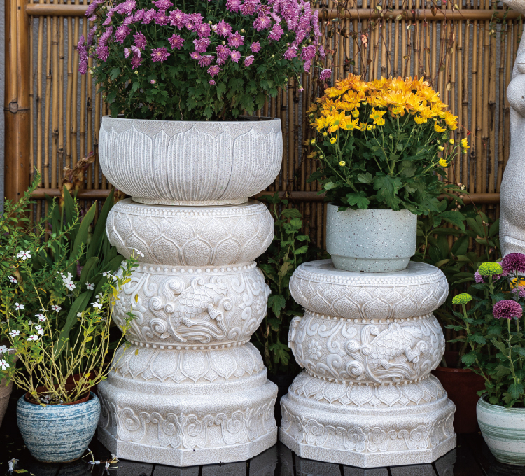 Garden Stone Pier Outdoor Cour - Bonsai Garden Entrance 리뷰 및 가격