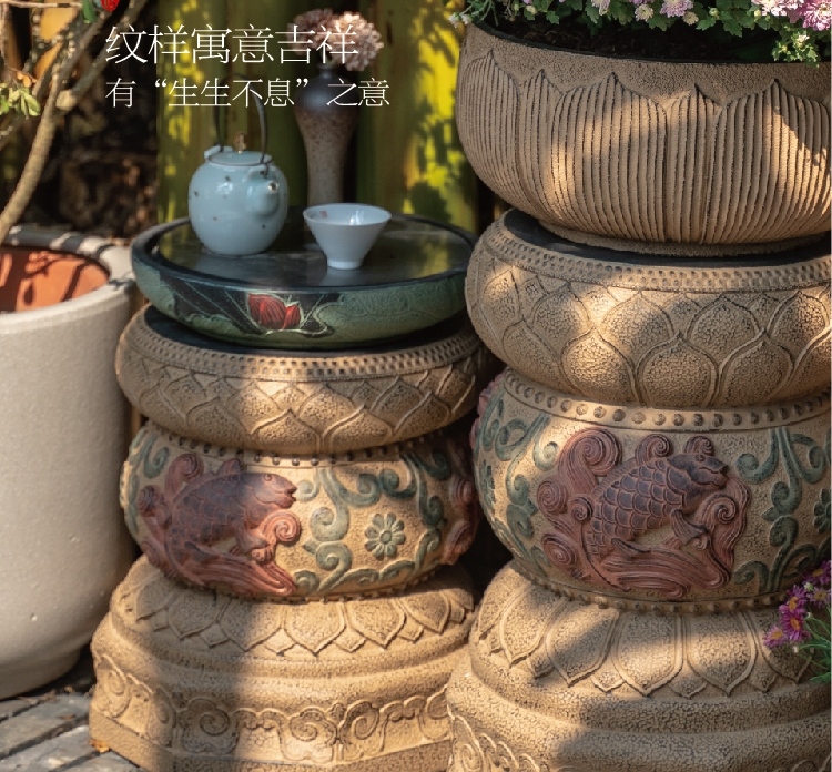 Garden Stone Pier Outdoor Cour - Bonsai Garden Entrance 리뷰 및 가격
