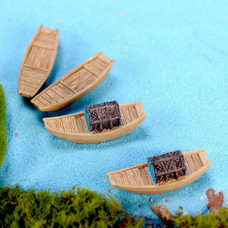 Miniatures Resin Boat Retro Mi - Bonsai Garden Art 리뷰 및 가격