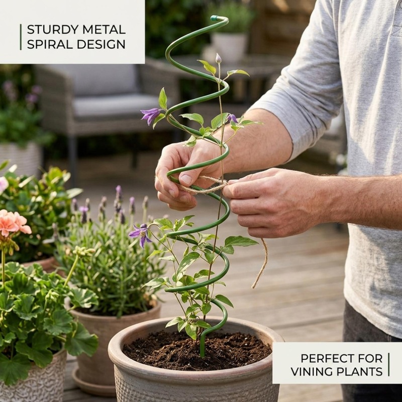 Tomato Twist Stake Climbing Pl - Bonsai Garden Tools 리뷰 및 가격
