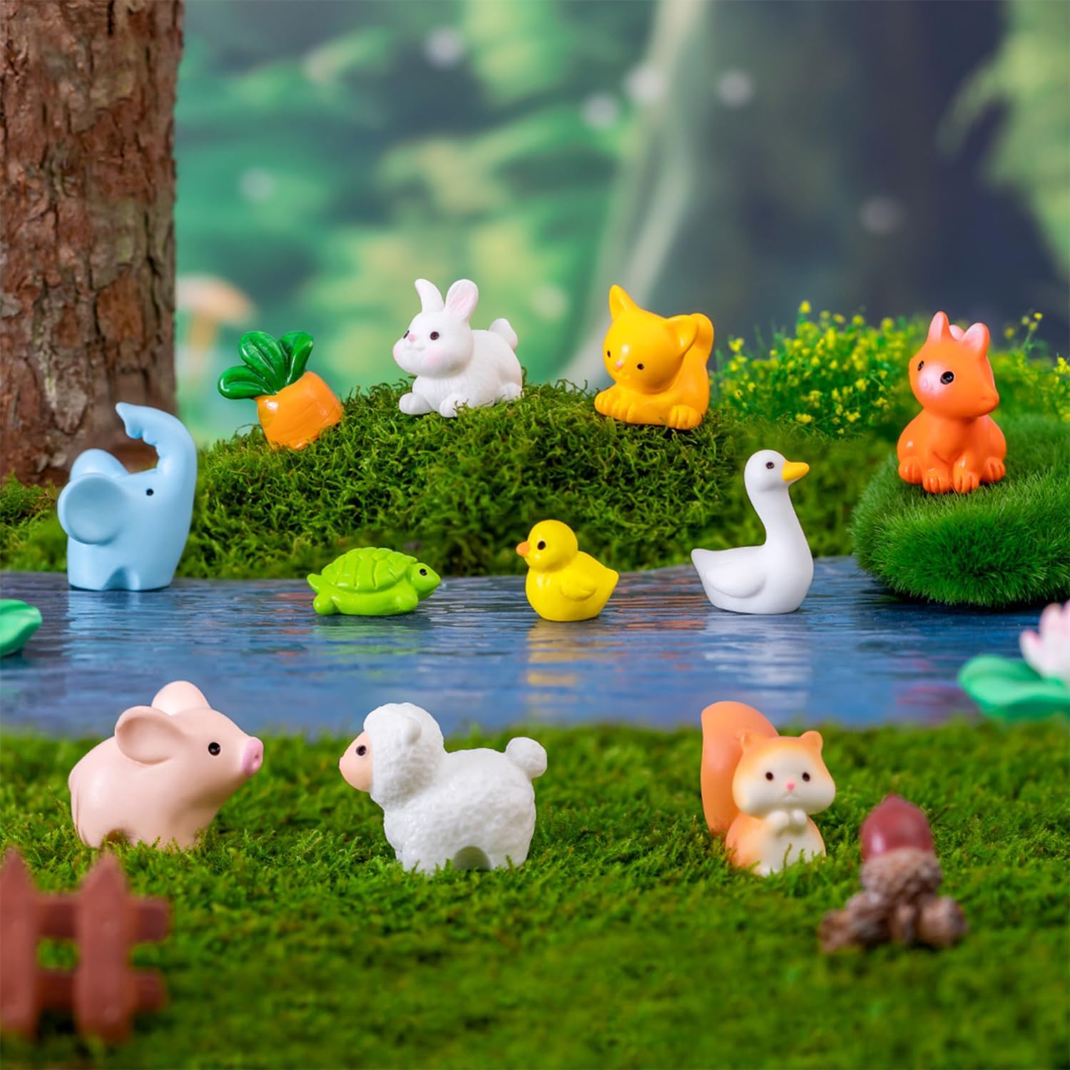 30PCS Mini Resin Animal Figure - Bonsai Garden Images 리뷰 및 가격