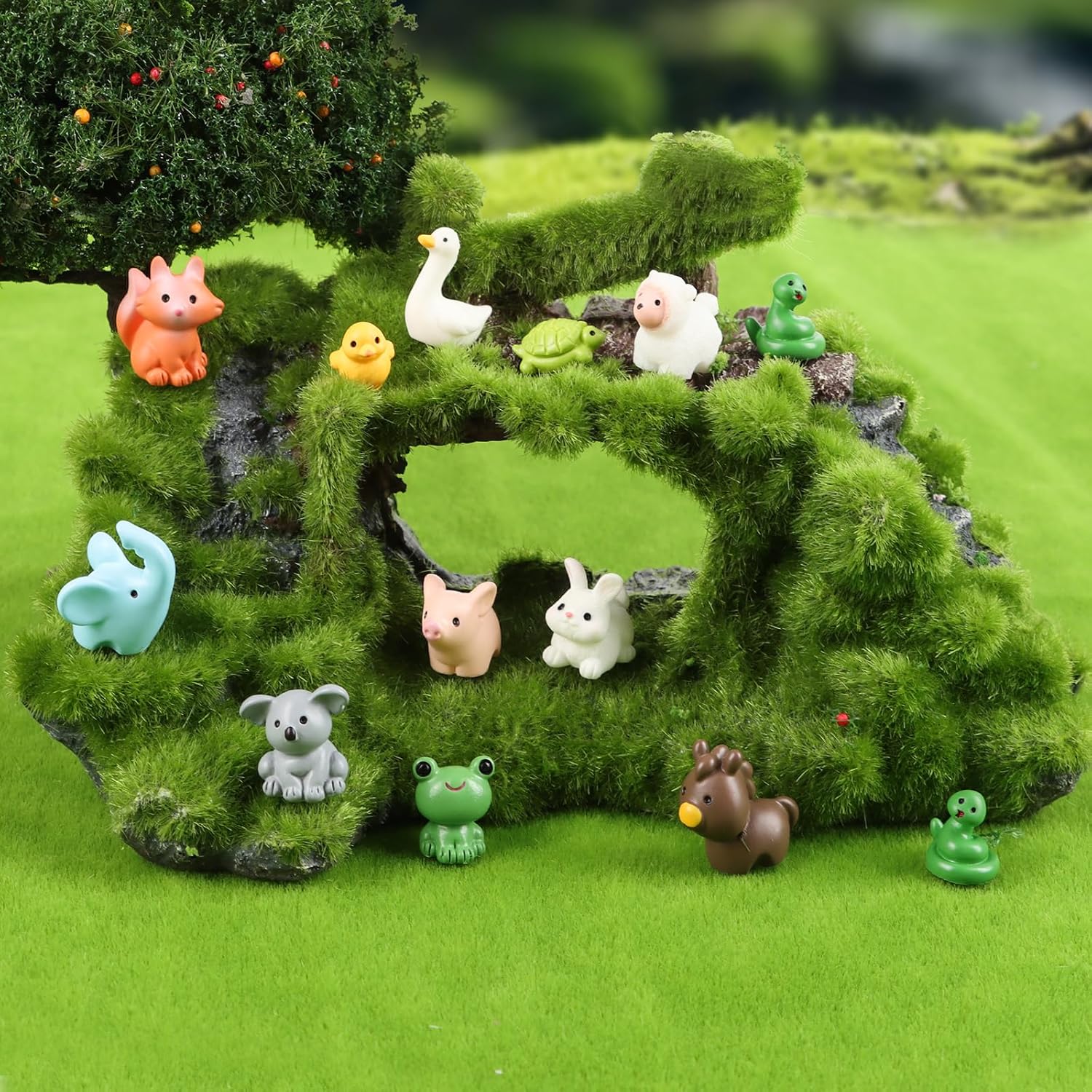 30PCS Mini Resin Animal Figure - Bonsai Garden Images 리뷰 및 가격
