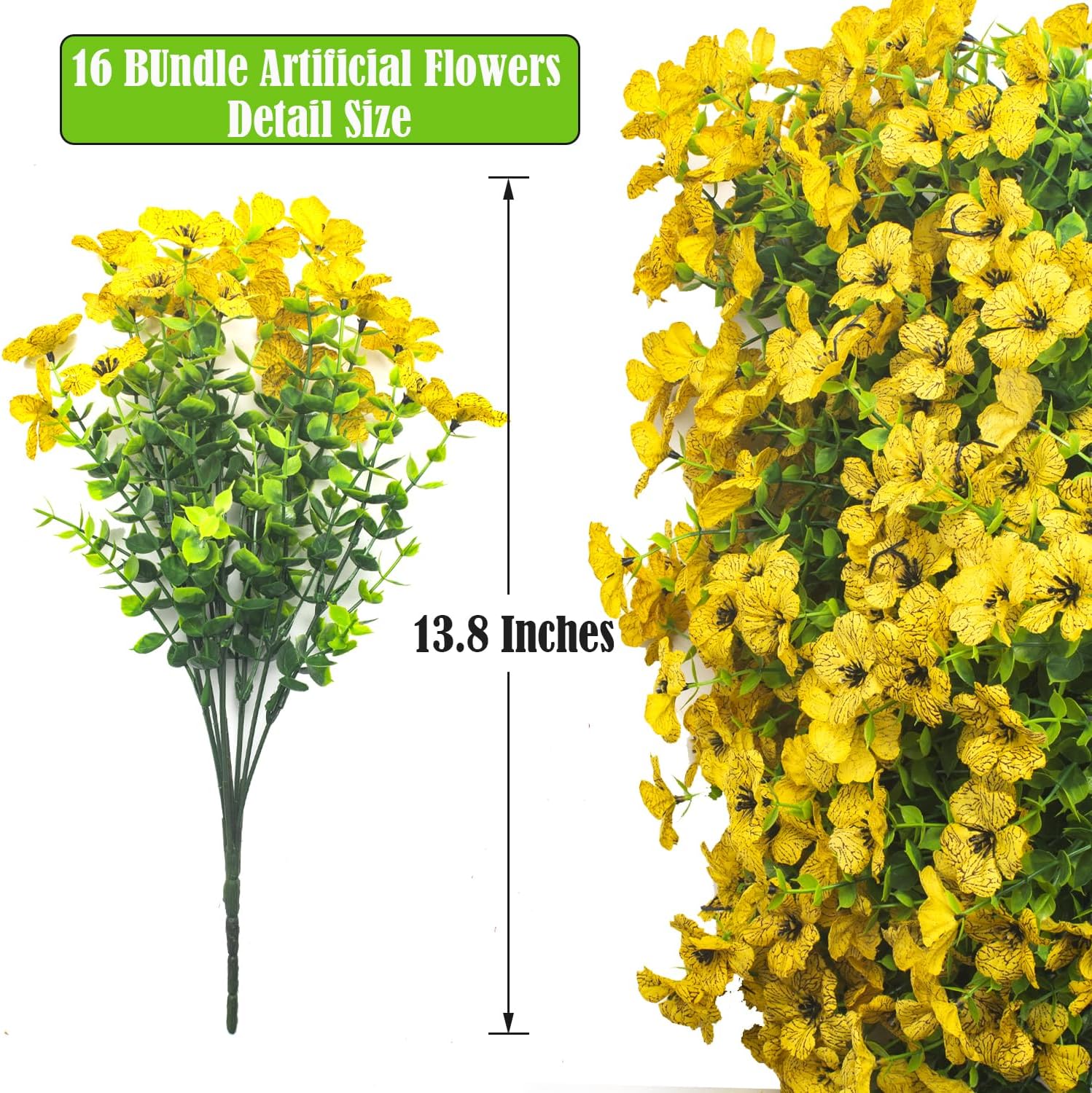 16 Bundles Realistic Yellow Da - Bonsai Garden Images 리뷰 및 가격