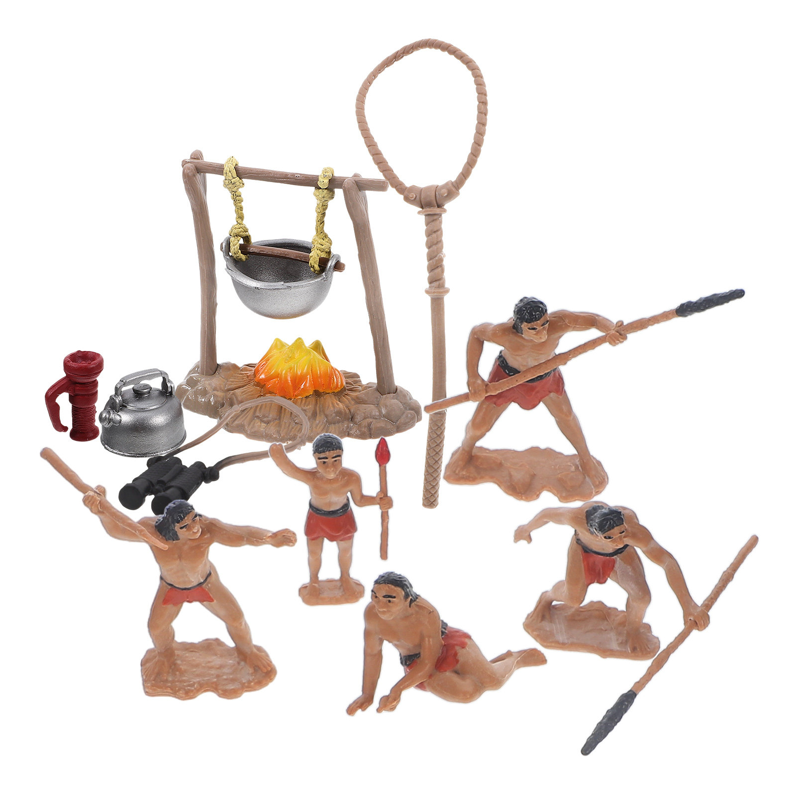 1Set Mini Primitive Men Decor  - Bonsai Garden Tools 리뷰 및 가격